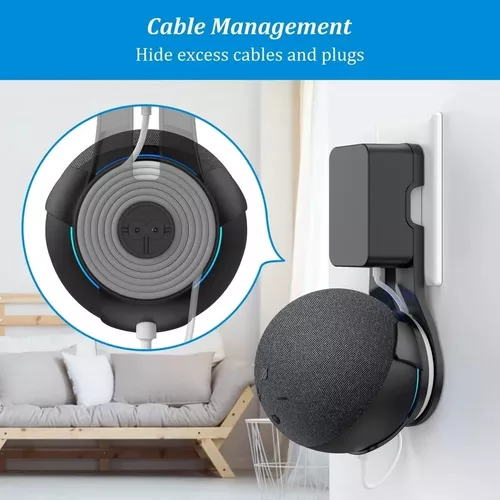 Soporte Montaje En Pared, Estantes Montaje En Pared Echo Pop Echo Dot 5ª /  4ª Generación 3ª Generación Google Home Nest Wifi, Gestión Cables,  Soluciones Espacio Pequeño Cualquier Cosa