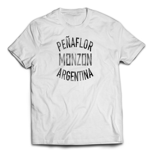 Remera Carlos Monzon Peñaflor Argentina Logo Hd Art