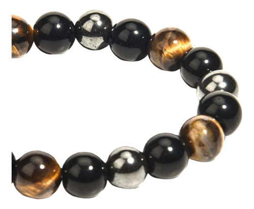 Pulsera De Cuentas Hombres Mujeres Cuentas Redondas 10 Mm