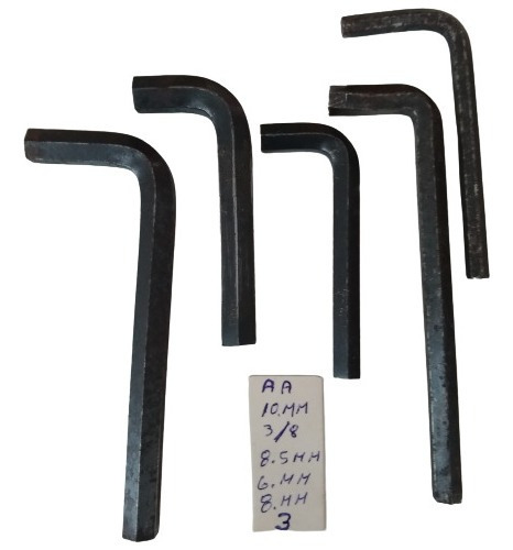 Sets De Cinco Llaves Allen 10 Mm-8.5 Mm-6 Mm-8 Mm-3/8 PuLG (Usado)