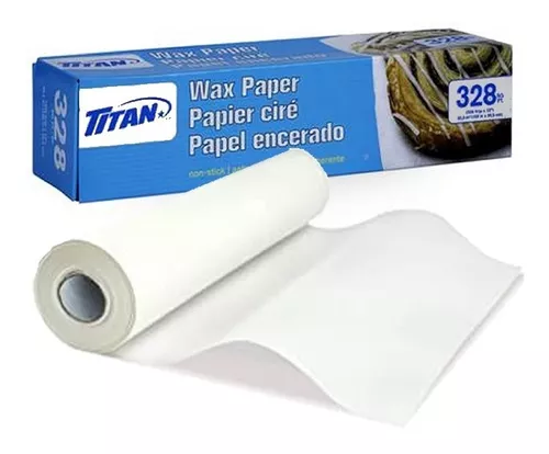 Papel Encerado Para Cocinar Y Envolver Comida Rollo 100 Mts