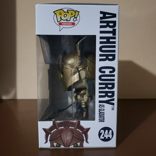 Funko Pop! Heroes Aquaman Arthur Curry As Gladiator #244 (Usado)