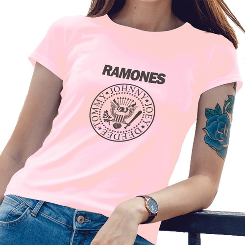 Remera Algodón Premium Ramones Dtg - 44