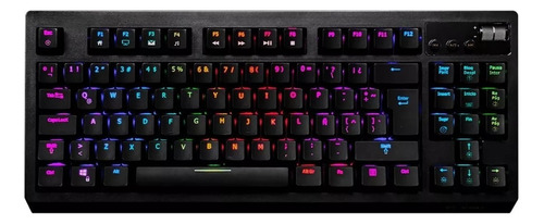 Teclado Mecánico Vsg Quasar Rgb Tkl Gamer Bk - Outemu Brown