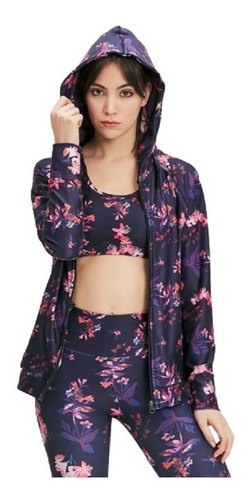 Campera Deportiva Sweet Lady Hiper Flower Art 20404-041