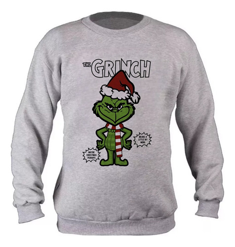Buzos Abrigados Infantiles Impresos Con The Grinch - 7343