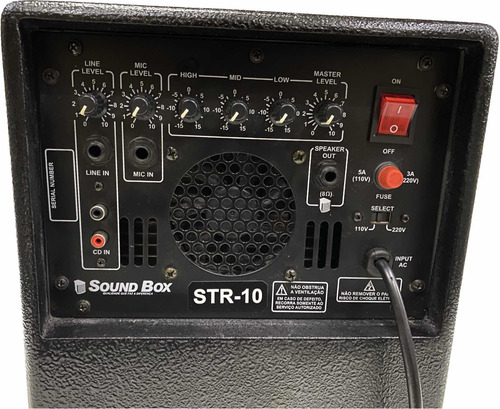 Caixa Acústica Ativa Soundbox Str10 120w Novo Mostruario