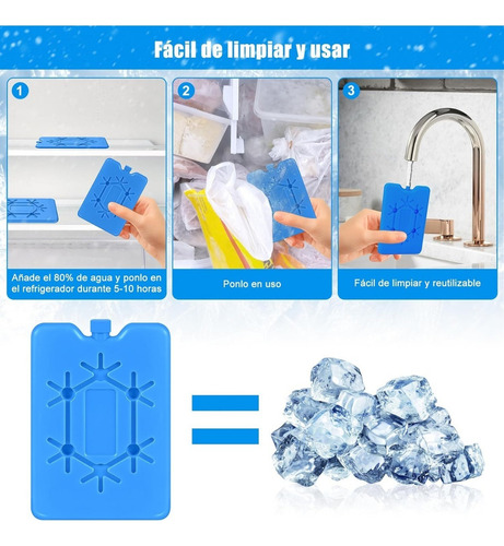 Paquete De Hielo De Refrigeración Ice Blocks Para Bolsa Fría