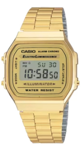 Reloj Casio Original Vintage Clasico Unisex A168wg
