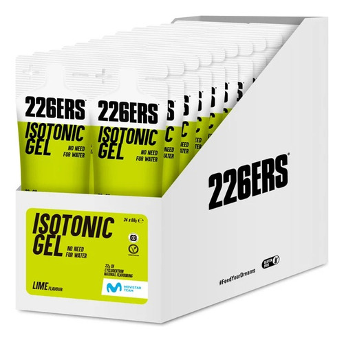 Isotonic Gel Energético Con Agua 226 Ers Caja X 24 Unidades Lima