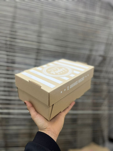 Caja 23x15x09 Impresa Día Del Padre A Partir De 100und Marrón Claro