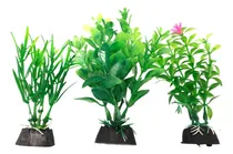 Comprar Kit Planta Plástica Aquário 10cm Betta Collor D - 3 Unidades