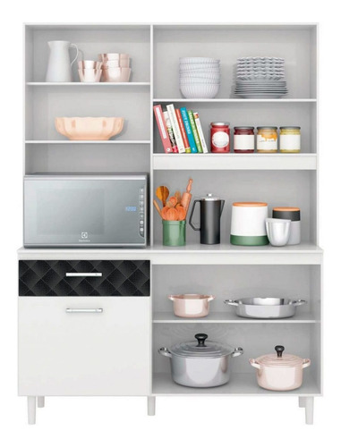 Mueble De Cocina Kit Completo 5 Puertas 1 Cajon Amoblamiento