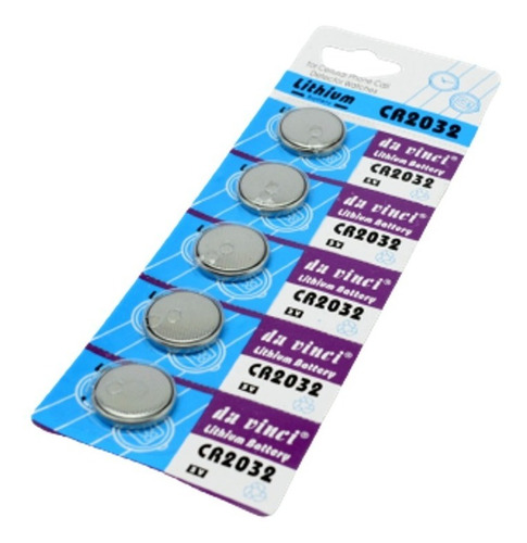 Pilas Cr 2032 Blister 5 Unidades 3v Bateria De Litio Balanza