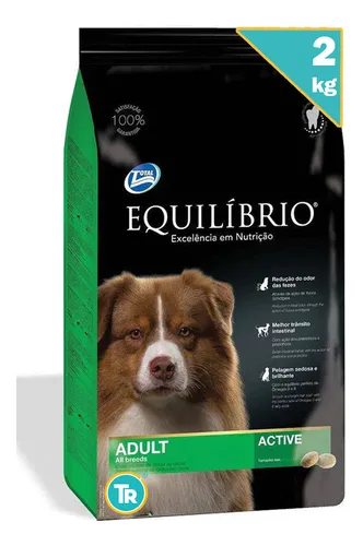 Equilíbrio Active alimento para perro adulto de raza mediana en bolsa de 2kg