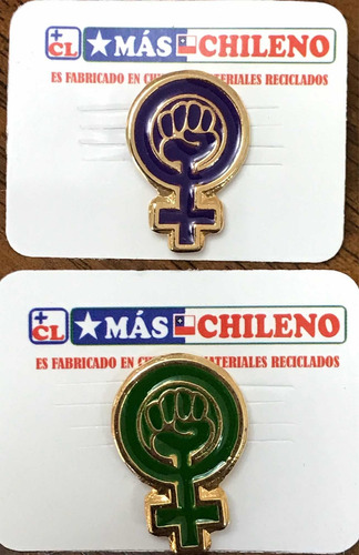 Imagen 7 de 10 de Pin Feminista ( Poder Femenino ) Feminismo Pin Morado