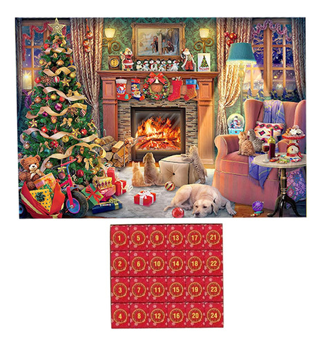 Rompecabezas Navideño, Juego De Rompecabezas Estilo C