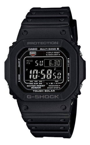 Reloj Casio G-shock Gw-m5610-1bjf Solar Digital Negro Para H