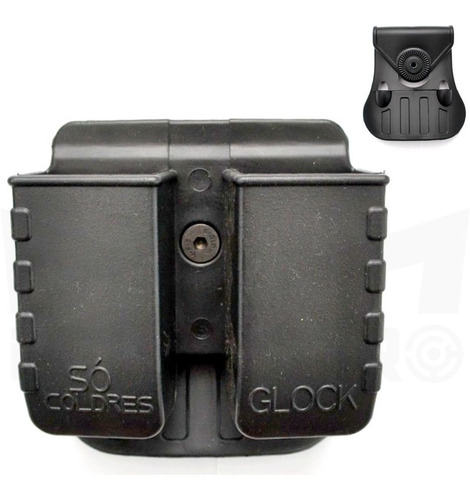 Porta Carregador Só Coldres Externo Polímero Glock G17 G19