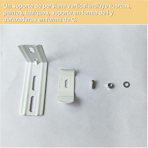 8cm Soporte Cortina Roller-doble Función De Anclaje 12 Unid