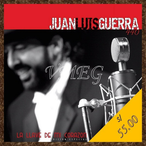 Vmeg Cd Juan Luis Guerra 4 40 2007 La Llave De Mi Corazón