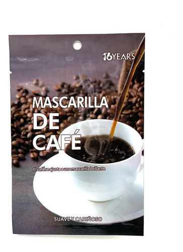 Mascarilla Facial Hidratante De Cafe