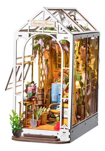 Kits De Casa De Muñecas En Miniatura De Madera Estilo B