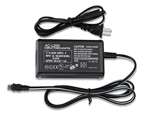 Acl200 Ac Adaptador De Corriente Cargador Compatible Sony