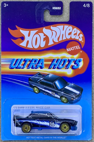 Auto Hot Wheels Ultra Hots 73 Bmw 3.0 Csl Race Car Azul