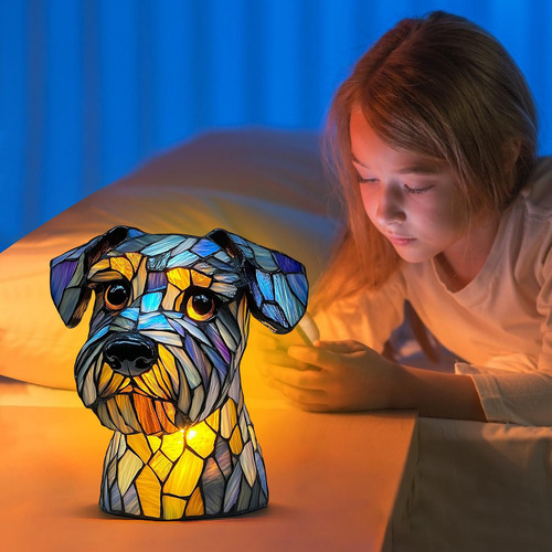 For Candeeiro De Mesa Led Em Miniatura Em Forma De Cachorro