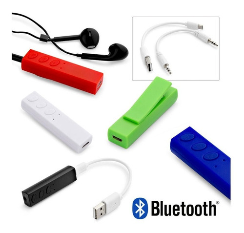 Adaptador Convertidor De 3.5 A Bluetooth Parlantes Audifonos