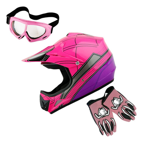 Wow Casco De Motocross Bmx Mx Atv Para Ninos, Casco De Motoc