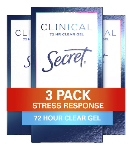 Secret Clinical Strength Clear Gel Antitranspirante Y Desod.