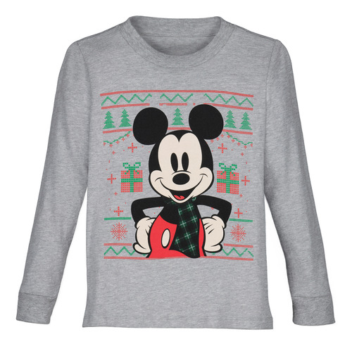 Playera Disney Para Niño Con Espantado Gris 3635285