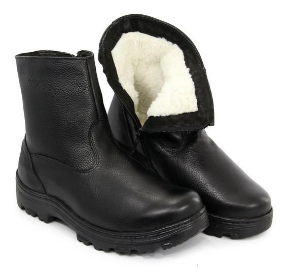 bota masculina forrada