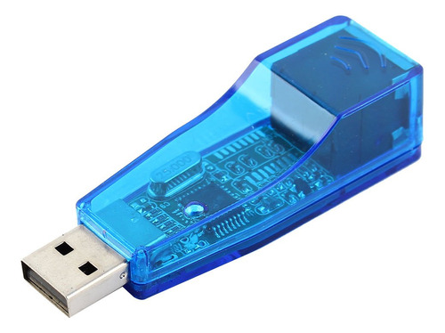 Azul De 10/100mbps Usb 2.0 A Ethernet Rj45 Red Lan Pc Conver