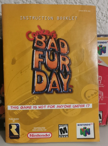 Conkers Bad Fur Day Nintendo 64 N64 (Usado)