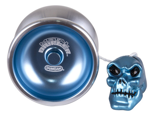 Yoyó De Cuerda Con Contrapeso Aluminio Azul Metal Drifter