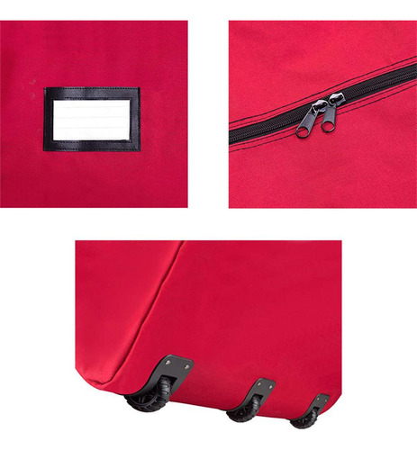 Bolsa De Almacenamiento De Árbol Rodante De Calidad A Rojo