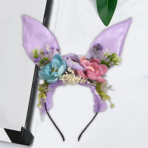 Diadema Con Orejas De Conejo, Tocado Para Fiesta,