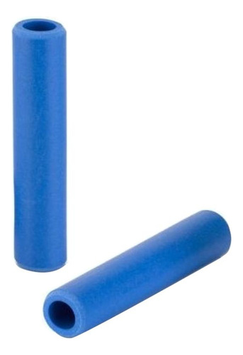 Puños Para Bicicleta De Silicon 130mm Azul Generico Ebon