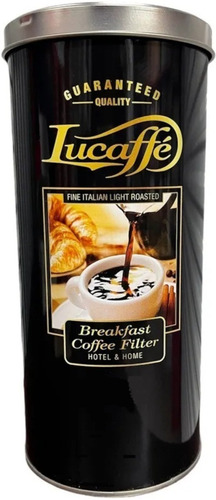 Café Lucaffe Grano Molido Lata Breakfast Coffee Filter 500gr