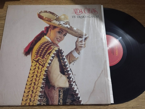 Aida Cuevas --disco De Acetato-.lp--te Traigo Ganas