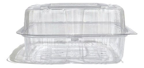 100un Galvanotek Ga21 Embalagem C/ Tampa Articulada Cristal Cor Transparente