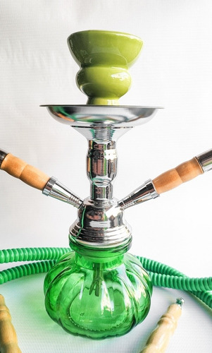 Imagen 4 de 6 de Narguila Shisha Mediana 27 Cm + Carbones Y Esencia