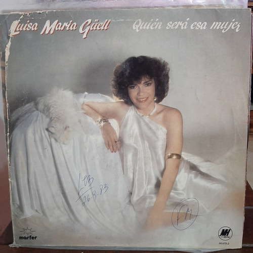 Vinilo Luisa Maria Guell Quien Sera Esa Mujer M2