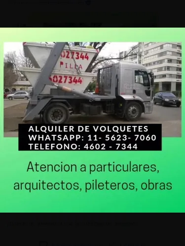 Alquiler De Volquetes En Parque Chacabuco, Boedo, Almagro