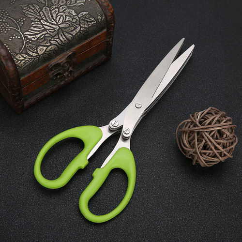 Tela Layer Scissors Con Hierbas Y Cebolletas, 5 Unidades, Mu