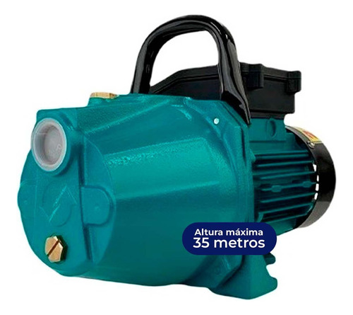 Motobomba Lepono Xkj-600i Ferro Fundido 0,8hp - Preto E Azul