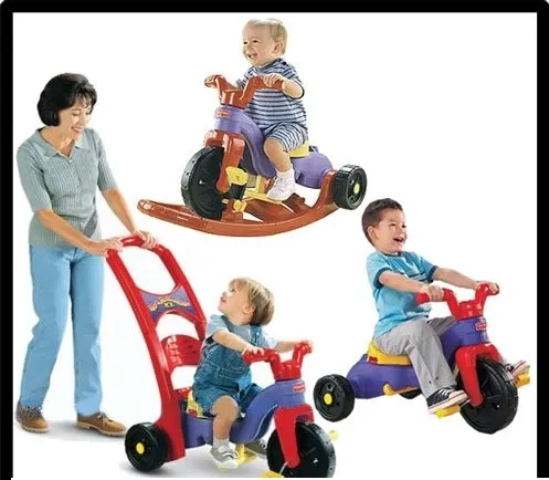 Moto Triciclo Fisher Price 3 En 1 Roll 'n Ride Trike